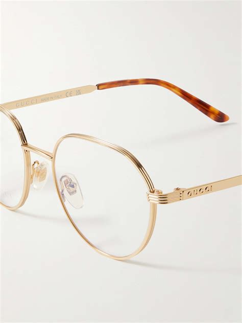 gold glasses gucci|gucci gold glasses men's.